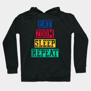 Eat zoom sleep repeat Hoodie